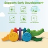image:imagePlanToys Wooden Pull Along Drummer  Musical Toy that Encourages Rhythm Coordination amp Focus  Montessori EcoFriendly Educational Toy for Active amp Imaginative PlayDancing Alligator Rainbow
