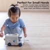 image:imagePlanToys Wooden Pull Along Drummer  Musical Toy that Encourages Rhythm Coordination amp Focus  Montessori EcoFriendly Educational Toy for Active amp Imaginative PlaySorting Bus  Orchard