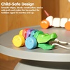 image:imagePlanToys Wooden Pull Along Drummer  Musical Toy that Encourages Rhythm Coordination amp Focus  Montessori EcoFriendly Educational Toy for Active amp Imaginative PlayDancing Alligator Rainbow