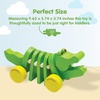 image:imagePlanToys Wooden Pull Along Drummer  Musical Toy that Encourages Rhythm Coordination amp Focus  Montessori EcoFriendly Educational Toy for Active amp Imaginative PlayDancing Alligator  Green