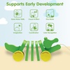 image:imagePlanToys Wooden Pull Along Drummer  Musical Toy that Encourages Rhythm Coordination amp Focus  Montessori EcoFriendly Educational Toy for Active amp Imaginative PlayDancing Alligator  Green