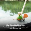 image:imagePlanToys Wooden Push Along Duck Toy  Montessori Walking Movement and Cause Effect Play Activity  Eco Friendly Pull and Push Toy for Early Development