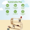 image:imagePlanToys Wooden Ramp Racer for Kids  Montessori Inspired Car Ramp Toy with 3 Racing Cars  Eco Friendly Toddler Toy for Motion Play Coordination amp Cause and Effect LearningRamp Racer