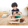 image:imagePlanToys Wooden Ramp Racer for Kids  Montessori Inspired Car Ramp Toy with 3 Racing Cars  Eco Friendly Toddler Toy for Motion Play Coordination amp Cause and Effect LearningRamp Racer