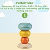 image:imagePlanToys Wooden Stacking Rocket Toy for Toddlers  Montessori Educational STEM Learning Toy  Colorful Wooden Rocket Ship Stacker for Fine Motor Skills Problem Solving Preschool GiftStacking Ring Cups