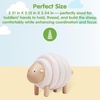 image:imagePlanToys Wooden Stacking Rocket Toy for Toddlers  Montessori Educational STEM Learning Toy  Colorful Wooden Rocket Ship Stacker for Fine Motor Skills Problem Solving Preschool GiftLacing Sheep