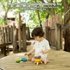 image:imagePlanToys Wooden Stacking Rocket Toy for Toddlers  Montessori Educational STEM Learning Toy  Colorful Wooden Rocket Ship Stacker for Fine Motor Skills Problem Solving Preschool GiftStacking Rocket