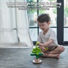 image:imagePlanToys Wooden Stacking Rocket Toy for Toddlers  Montessori Educational STEM Learning Toy  Colorful Wooden Rocket Ship Stacker for Fine Motor Skills Problem Solving Preschool GiftStacking Tree