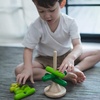 image:imagePlanToys Wooden Stacking Rocket Toy for Toddlers  Montessori Educational STEM Learning Toy  Colorful Wooden Rocket Ship Stacker for Fine Motor Skills Problem Solving Preschool GiftStacking Tree