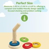 image:imagePlanToys Wooden Stacking Rocket Toy for Toddlers  Montessori Educational STEM Learning Toy  Colorful Wooden Rocket Ship Stacker for Fine Motor Skills Problem Solving Preschool GiftTwist  Sort