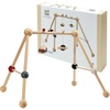 image:imagePlanToys Play Gym Wooden Baby Activity Toy in Pastel Colours  Montessori Sensory Play for Motor Skills Coordination amp Focus  EcoFriendly Developmental GymBlack  Red  White