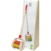 image:imagePlanToys Puppy Wooden Push amp Pull Toy  Montessori Inspired Walking Toy for Balance Coordination amp Active Play  Eco Friendly Toddler Movement ActivityRoller