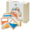 image:imagePlanToys Sensory Activity Blocks for Toddlers  9Piece Set with Visual Auditory amp Tactile Stimuli  Montessori Toy with Storage Bag  Wooden Learning Toy for Babies amp Kids Ages 12 MonthsMulticolored