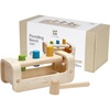 image:imagePlanToys Wooden Hammer Balls Pounding and Hammering Toy 5396  Sustainably Made from Rubberwood and NonToxic Paints and DyesPounding Bench