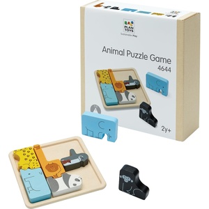 image:imagePlanToys Marine Puzzle Wooden Montessori Ocean Animal Problem Solving Toy  Tactile Imagination and Early Learning Activity  Eco Friendly Educational Sea Life Puzzle SetAnimal Puzzle Game