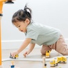 image:imagePlanToys 3 Piece Road Construction Vehicle Set 6087  Sustainably Made from Rubberwood and NonToxic Paints and DyesMaintenance Vehicle