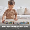 image:imagePlanToys Animal Puzzle Cubes Wooden Picture Block Puzzle for Kids Ages 3  Montessori Educational Toy that Builds Creativity ProblemSolving amp Cognitive Skills  EcoFriendly Learning ToyAnimal Puzzle Cubes