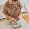 image:imagePlanToys Animal Puzzle Cubes Wooden Picture Block Puzzle for Kids Ages 3  Montessori Educational Toy that Builds Creativity ProblemSolving amp Cognitive Skills  EcoFriendly Learning ToyAnimal Puzzle Cubes