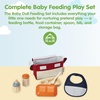 image:imagePlanToys Baby Doll Feeding Set for Kids  Wooden Pretend Play Baby Care Accessories with Bag Bottles Bib Spoon amp Food Box  Montessori Toy for Toddlers  EcoFriendly Doll Accessory KitDoll Feeding Set