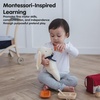 image:imagePlanToys Baby Doll Feeding Set for Kids  Wooden Pretend Play Baby Care Accessories with Bag Bottles Bib Spoon amp Food Box  Montessori Toy for Toddlers  EcoFriendly Doll Accessory KitDoll Feeding Set