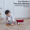 image:imagePlanToys Baby Doll Feeding Set for Kids  Wooden Pretend Play Baby Care Accessories with Bag Bottles Bib Spoon amp Food Box  Montessori Toy for Toddlers  EcoFriendly Doll Accessory KitDoll Feeding Set