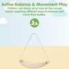 image:imagePlanToys Balance Board Wooden Movement Toy for Kids  Montessori Gross Motor amp Coordination Activity for Balance Core Strength amp Focus  EcoFriendly Educational Tool