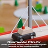 image:imagePlanToys Blue Truck Wooden Montessori Vehicle Toy  Early Movement Imagination and Practical Life Exploration  Eco Friendly Truck for Indoor and Outdoor PlayPolice Car