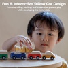 image:imagePlanToys Blue Truck Wooden Montessori Vehicle Toy  Early Movement Imagination and Practical Life Exploration  Eco Friendly Truck for Indoor and Outdoor PlayYellow Car