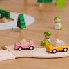 image:imagePlanToys Blue Truck Wooden Montessori Vehicle Toy  Early Movement Imagination and Practical Life Exploration  Eco Friendly Truck for Indoor and Outdoor PlayPink Sports Car