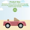 image:imagePlanToys Blue Truck Wooden Montessori Vehicle Toy  Early Movement Imagination and Practical Life Exploration  Eco Friendly Truck for Indoor and Outdoor PlayPink Sports Car