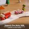 image:imagePlanToys Blue Truck Wooden Montessori Vehicle Toy  Early Movement Imagination and Practical Life Exploration  Eco Friendly Truck for Indoor and Outdoor PlayPink Sports Car