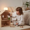 image:imagePlanToys Boy Wooden Dollhouse Figurine  Poseable 112 Scale Mini Doll 4 Inch  Dollhouse Accessories for Pretend Play  EcoFriendly Montessori Toy for Kids Ages 3African American Dad