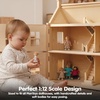 image:imagePlanToys Boy Wooden Dollhouse Figurine  Poseable 112 Scale Mini Doll 4 Inch  Dollhouse Accessories for Pretend Play  EcoFriendly Montessori Toy for Kids Ages 3Doll Family 7142