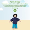 image:imagePlanToys Boy Wooden Dollhouse Figurine  Poseable 112 Scale Mini Doll 4 Inch  Dollhouse Accessories for Pretend Play  EcoFriendly Montessori Toy for Kids Ages 3Asian Dad