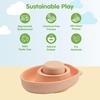 image:imagePlanToys Cargo Ship Bath Toy for Toddlers  Floating Boat with Cargo Blocks for Water Play  Montessori Educational Toy  EcoFriendly Bathtub Toys for KidsConvertible Boat