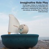 image:imagePlanToys Cargo Ship Bath Toy for Toddlers  Floating Boat with Cargo Blocks for Water Play  Montessori Educational Toy  EcoFriendly Bathtub Toys for KidsSailing Boatpolar Bear