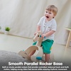 image:imagePlanToys Classic Wooden Palomino Rocking Horse for Toddlers  EcoFriendly Montessori RideOn Toy for Balance Strength amp Coordination  Sustainable Rubberwood ConstructionPalomino