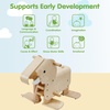 image:imagePlanToys Classic Wooden Palomino Rocking Horse for Toddlers  EcoFriendly Montessori RideOn Toy for Balance Strength amp Coordination  Sustainable Rubberwood ConstructionWalking Elephant