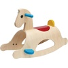 image:imagePlanToys Classic Wooden Palomino Rocking Horse for Toddlers  EcoFriendly Montessori RideOn Toy for Balance Strength amp Coordination  Sustainable Rubberwood ConstructionPalomino