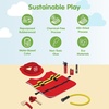 image:imagePlanToys Cleaning Set  Montessori Wooden Housekeeping Play Set for Kids  Includes Broom Mop Dustpan Bucket amp Duster  EcoFriendly Pretend Play Toy for Practical Life Skills amp ResponsibilityFire Fighter