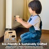 image:imagePlanToys Cleaning Set  Montessori Wooden Housekeeping Play Set for Kids  Includes Broom Mop Dustpan Bucket amp Duster  EcoFriendly Pretend Play Toy for Practical Life Skills amp ResponsibilityCarpenter