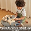 image:imagePlanToys Cleaning Set  Montessori Wooden Housekeeping Play Set for Kids  Includes Broom Mop Dustpan Bucket amp Duster  EcoFriendly Pretend Play Toy for Practical Life Skills amp ResponsibilityCarpenter
