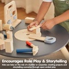 image:imagePlanToys Cleaning Set  Montessori Wooden Housekeeping Play Set for Kids  Includes Broom Mop Dustpan Bucket amp Duster  EcoFriendly Pretend Play Toy for Practical Life Skills amp ResponsibilityCarpenter