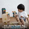 image:imagePlanToys Construction Set Wooden Montessori Building and Engineering Toy  Fine Motor Creativity and Early STEM Skill Development  Eco Friendly Educational Open Ended Play KitConstruction Set