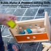 image:imagePlanToys Construction Set Wooden Montessori Building and Engineering Toy  Fine Motor Creativity and Early STEM Skill Development  Eco Friendly Educational Open Ended Play KitRobot Toolbox