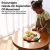 image:imagePlanToys Construction Set Wooden Montessori Building and Engineering Toy  Fine Motor Creativity and Early STEM Skill Development  Eco Friendly Educational Open Ended Play KitSpinning Gears Playset