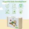 image:imagePlanToys Construction Set Wooden Montessori Building and Engineering Toy  Fine Motor Creativity and Early STEM Skill Development  Eco Friendly Educational Open Ended Play KitGears  Puzzles Set