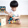image:imagePlanToys Construction Set Wooden Montessori Building and Engineering Toy  Fine Motor Creativity and Early STEM Skill Development  Eco Friendly Educational Open Ended Play KitConstruction Set