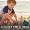 image:imagePlanToys Creative Sand Play Wooden Montessori Outdoor Sensory and Imagination Toy  Tactile Exploration Coordination and Open Ended Creative Play  Eco Friendly Sand Molds Set