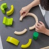 image:imagePlanToys Curve Blocks Wooden Building amp Balancing Toy for Kids Ages 3  Montessori Construction Set to Develop Creativity Spatial Awareness amp ProblemSolving  EcoFriendly Educational ToyAssorted